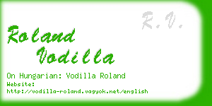 roland vodilla business card